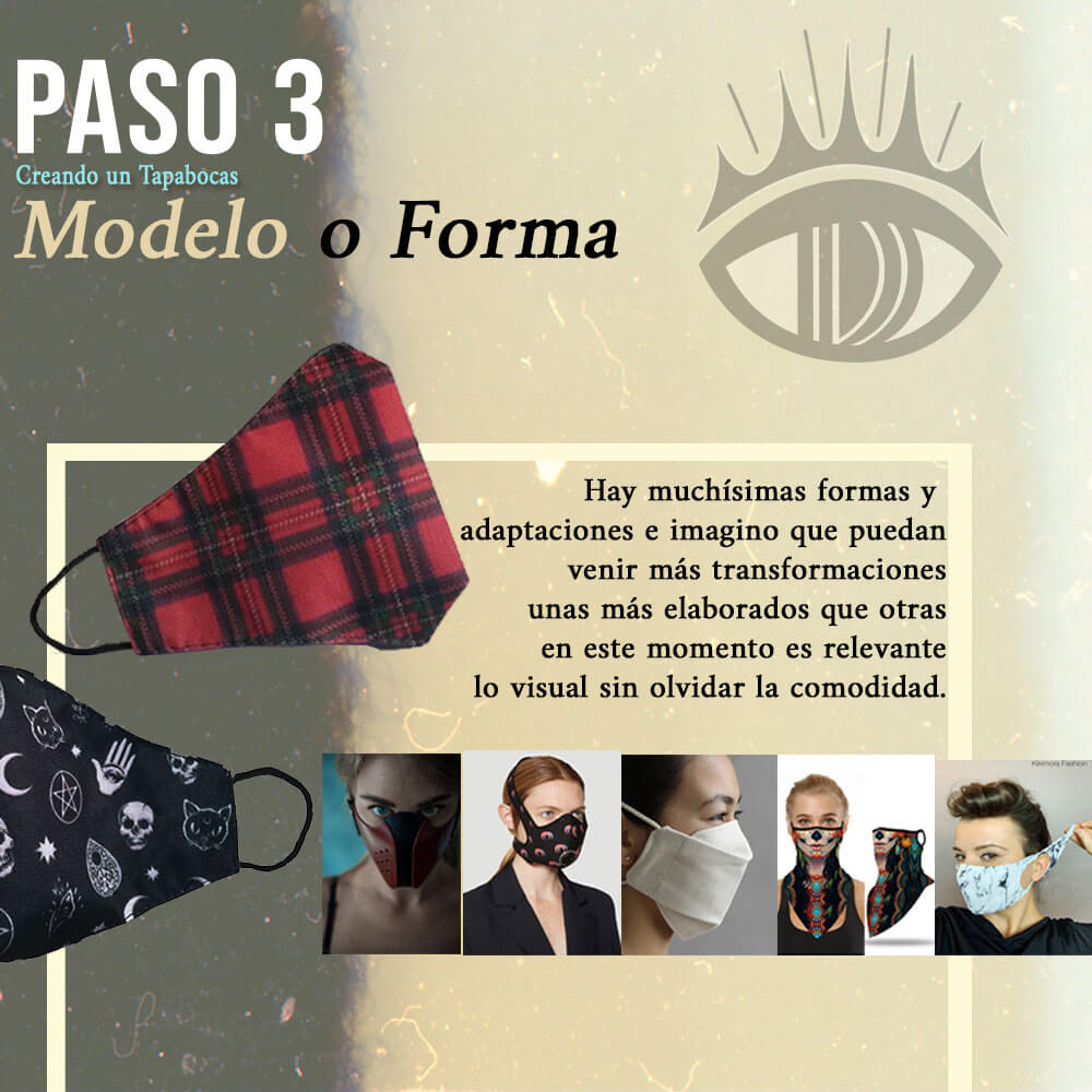 Proceso tapabocas modelo o forma 