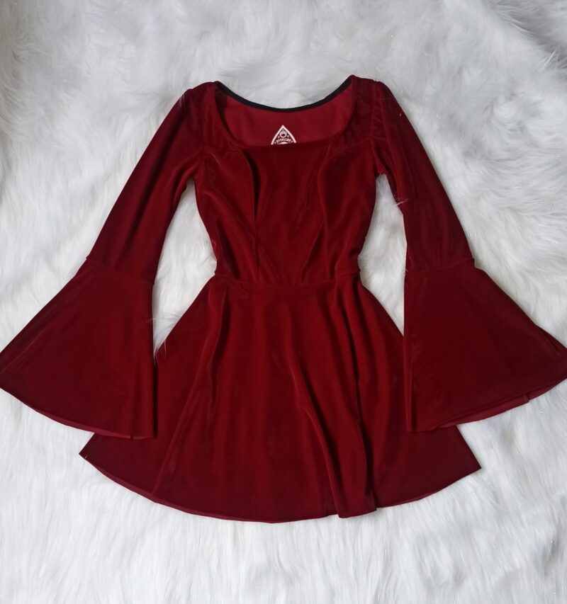 Vestido 𝕲𝖔𝖙𝖍𝖎𝖈 𝖛𝖎𝖓𝖔𝖙𝖎𝖓𝖙𝖔 🍷
